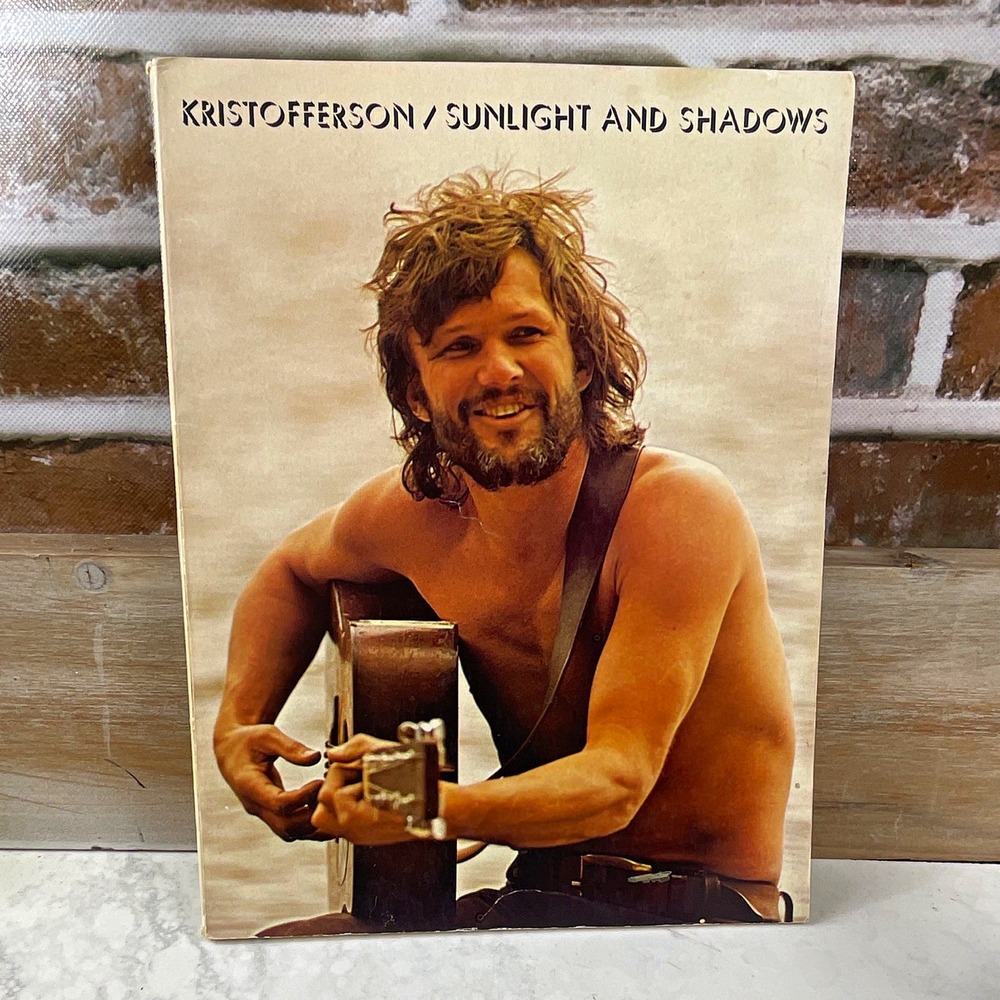 Kristofferson Sunlight and Shadows Song Book Voice/Piano/Guitar